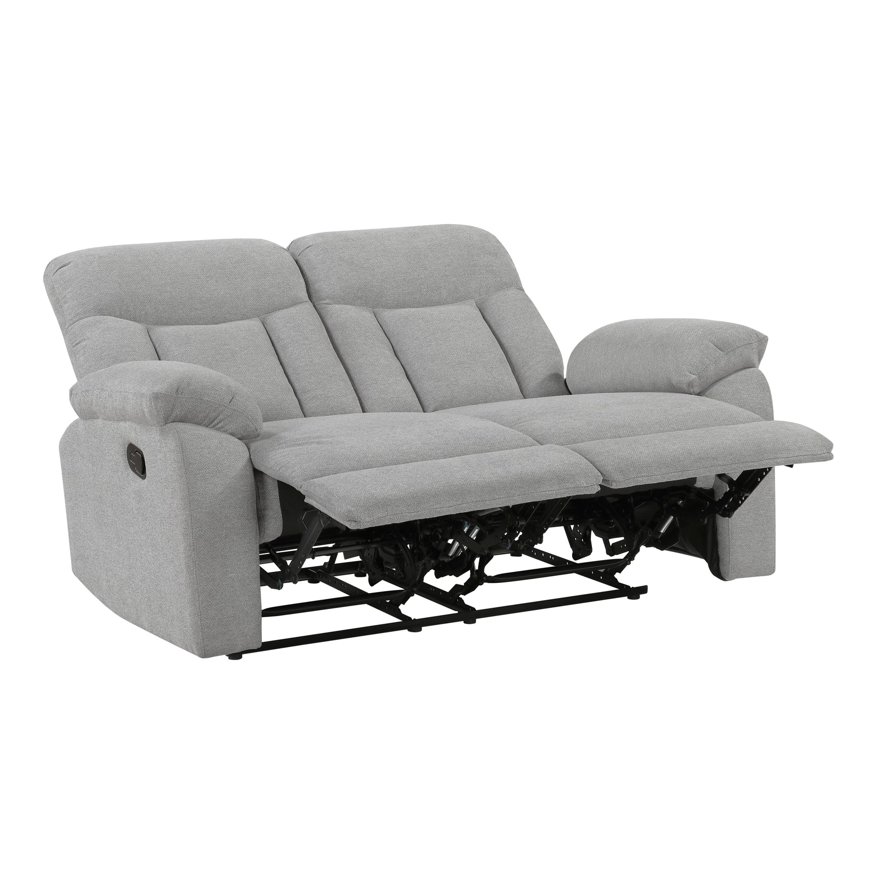 Jules Gray Double Reclining Loveseat - Ornate Home