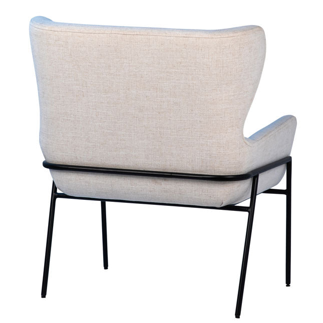 Jules Ivory Occasional Chair - Ornate Home