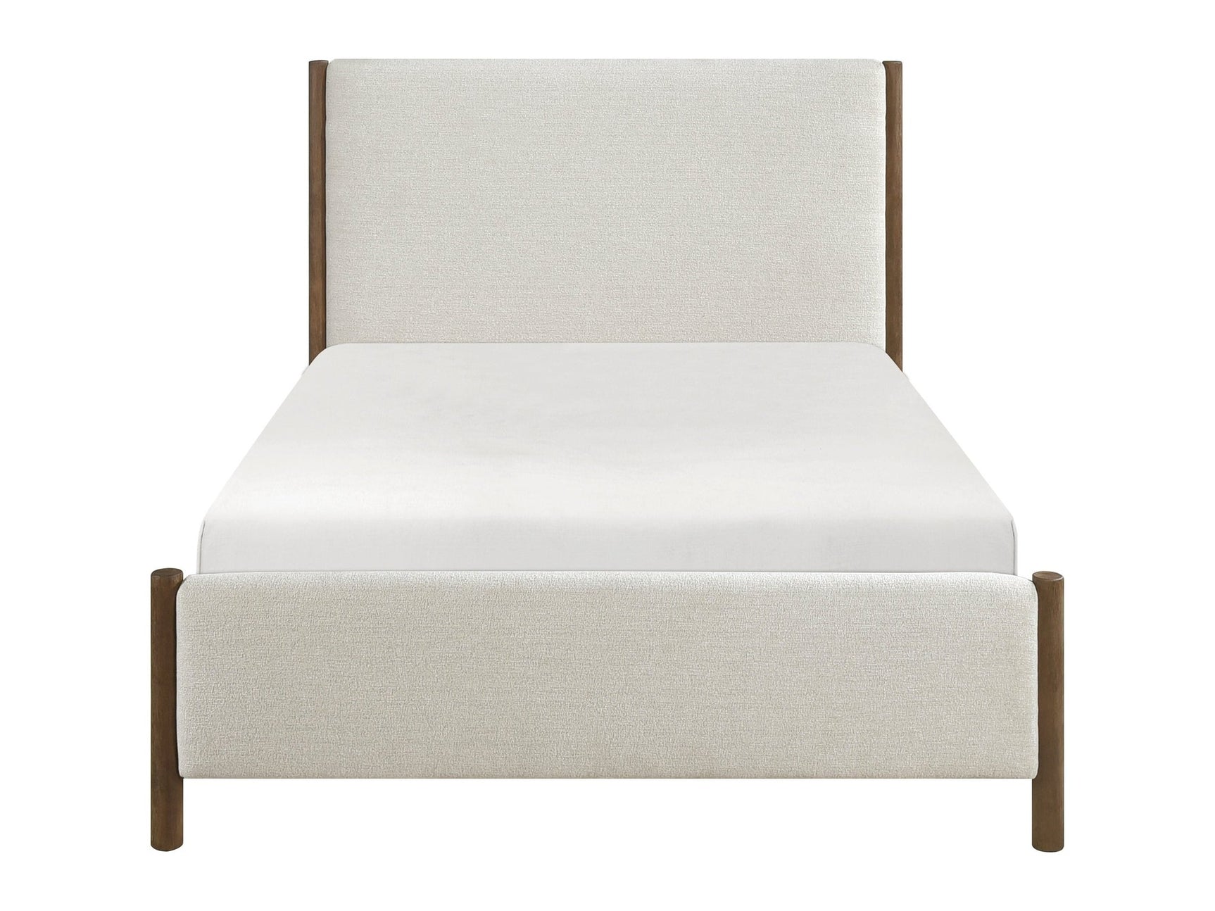 Julian Beige California King Platform Bed - Ornate Home