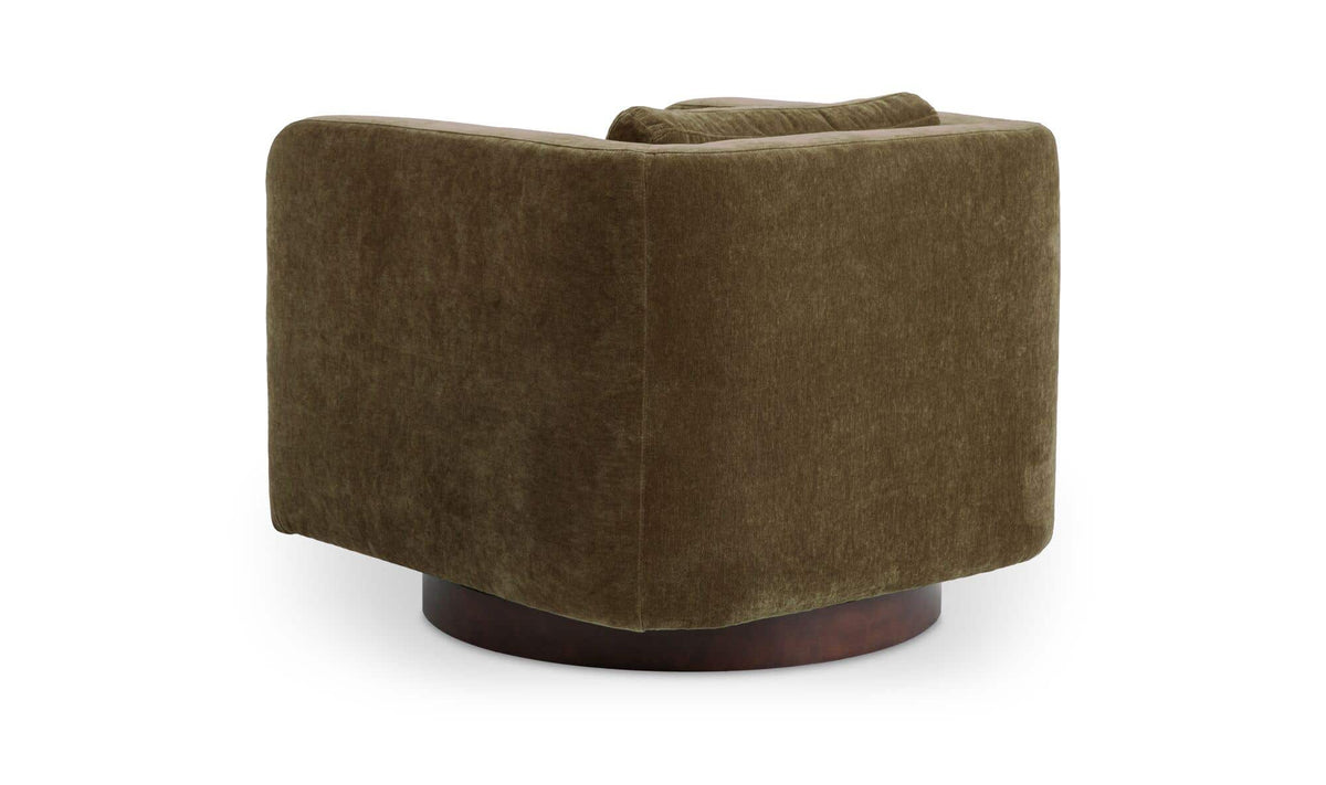 Julian Cedar Green Swivel Chair - Ornate Home