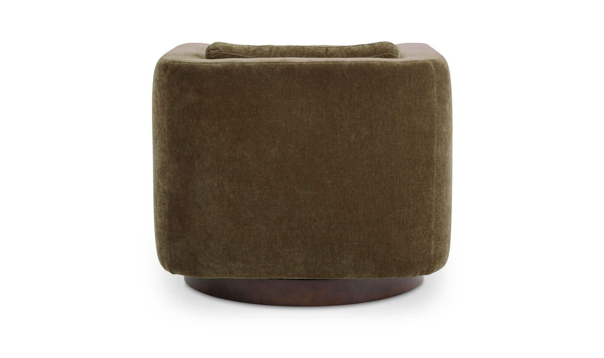 Julian Cedar Green Swivel Chair - Ornate Home