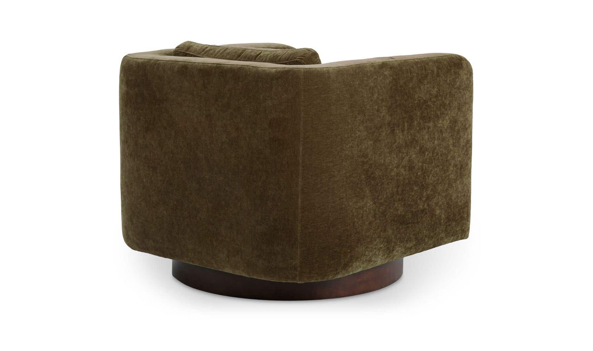 Julian Cedar Green Swivel Chair - Ornate Home