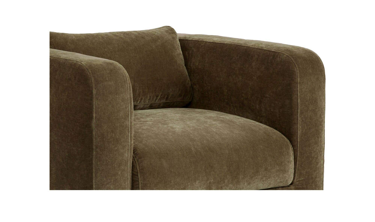 Julian Cedar Green Swivel Chair - Ornate Home