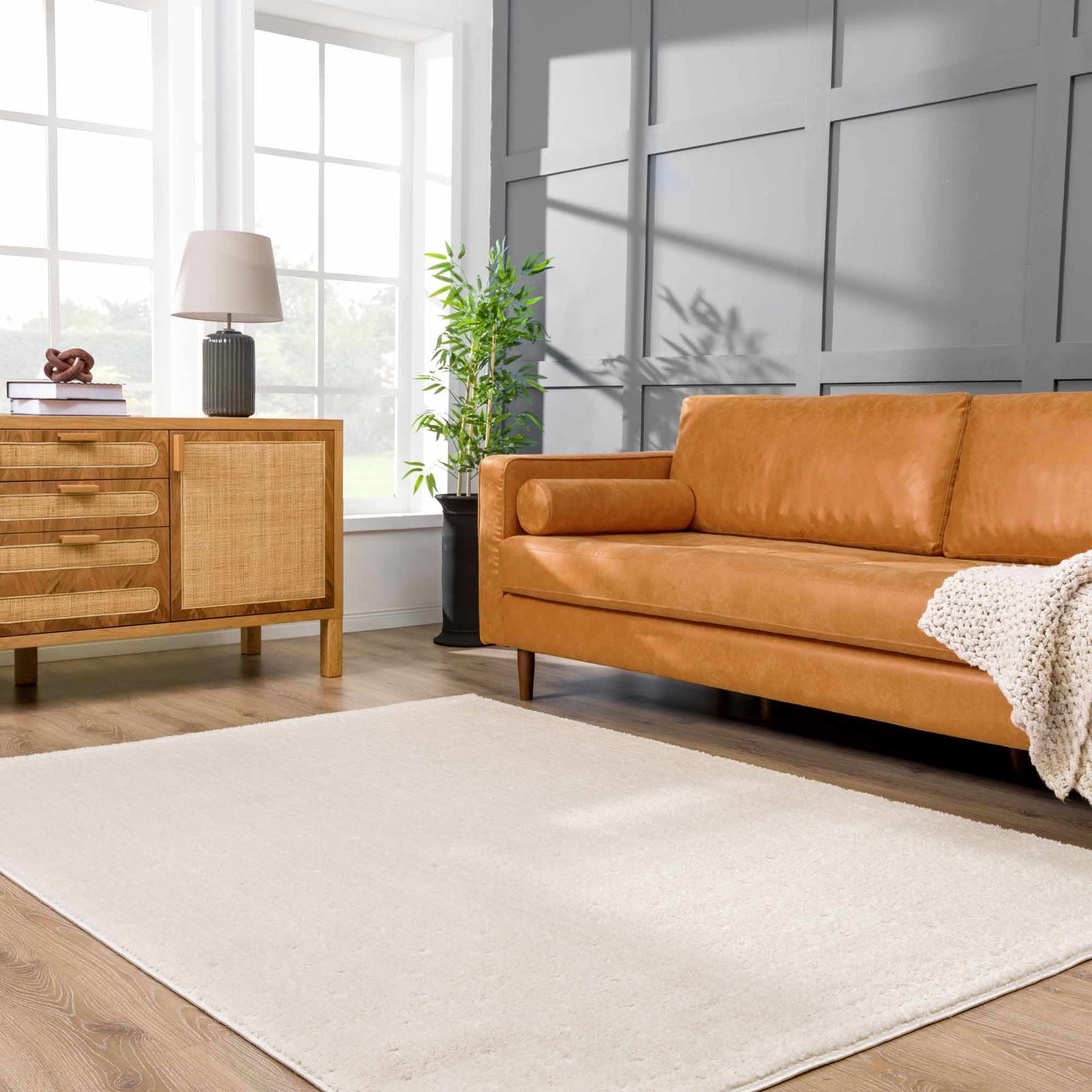 Julie Ivory Area Rug - Ornate Home