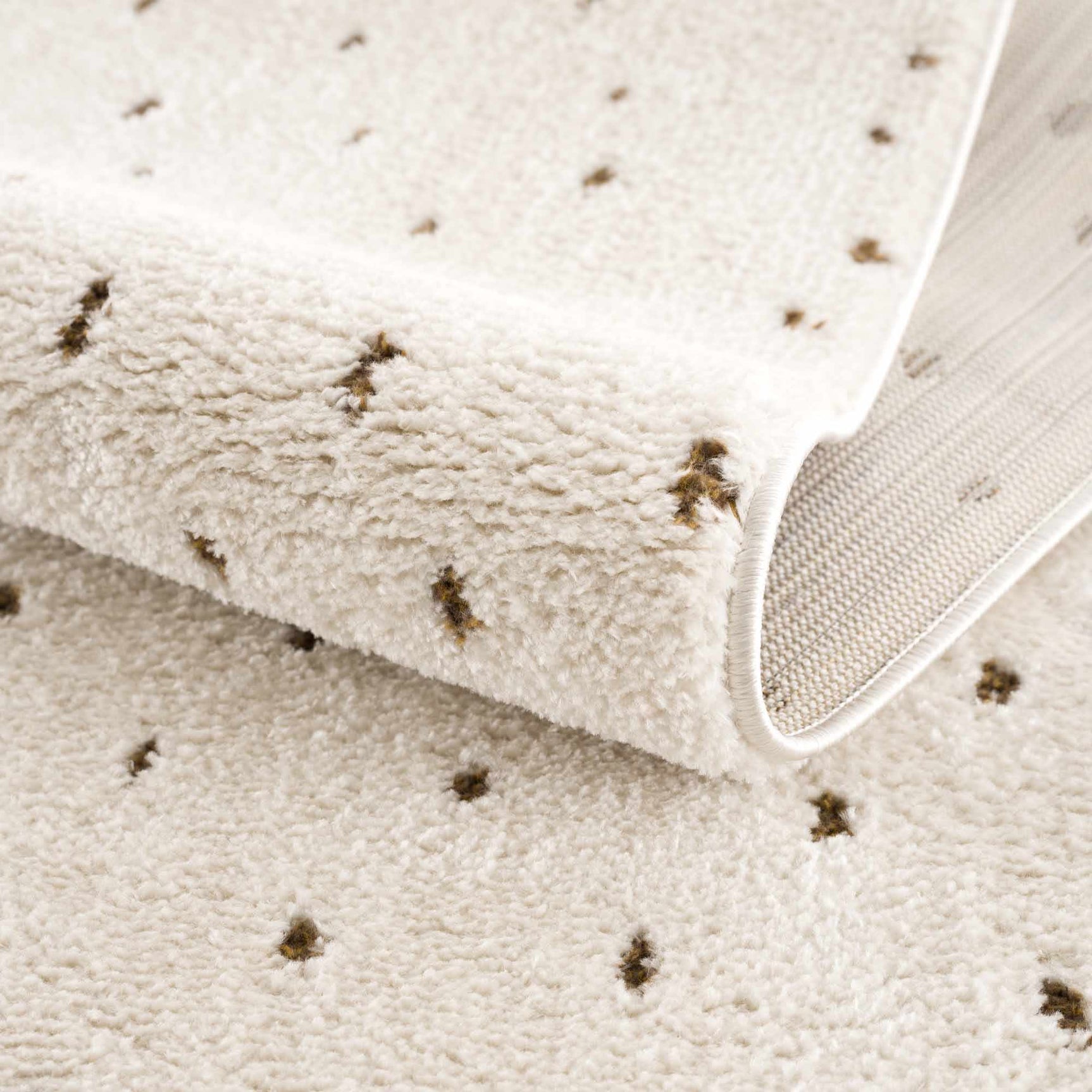 Julie Ivory & Brown Area Rug - Ornate Home