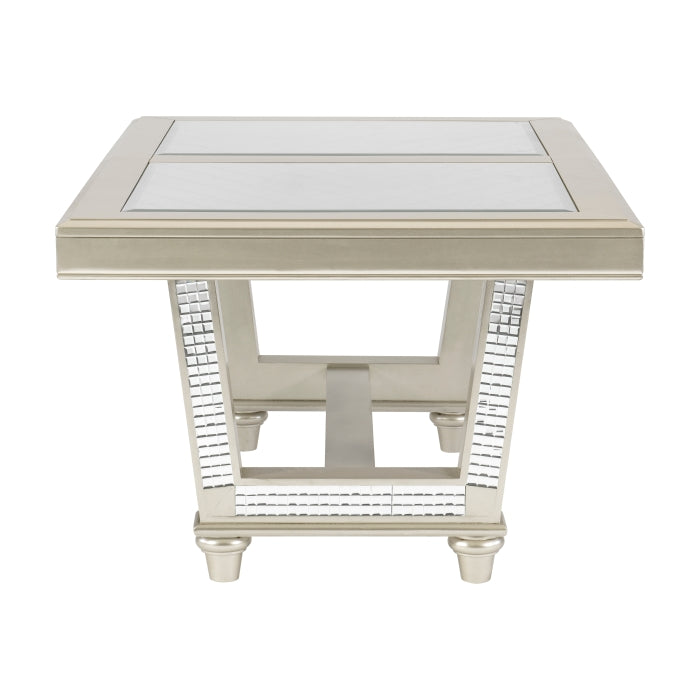 Juliette Champagne Dining Table - Ornate Home