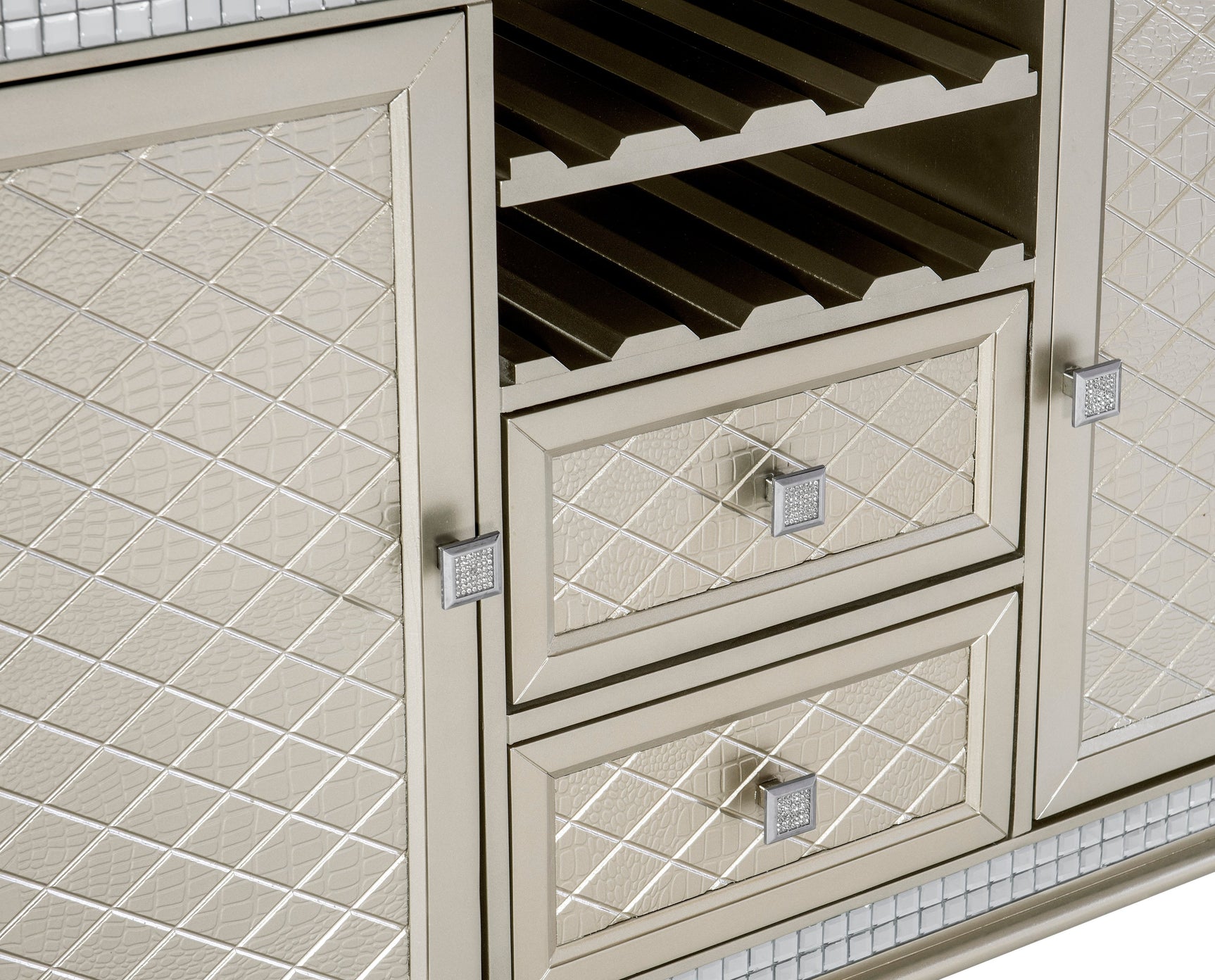 Juliette Champagne Server - Ornate Home