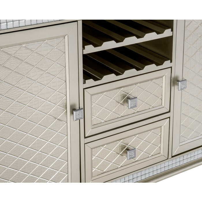 Juliette Champagne Server - Ornate Home