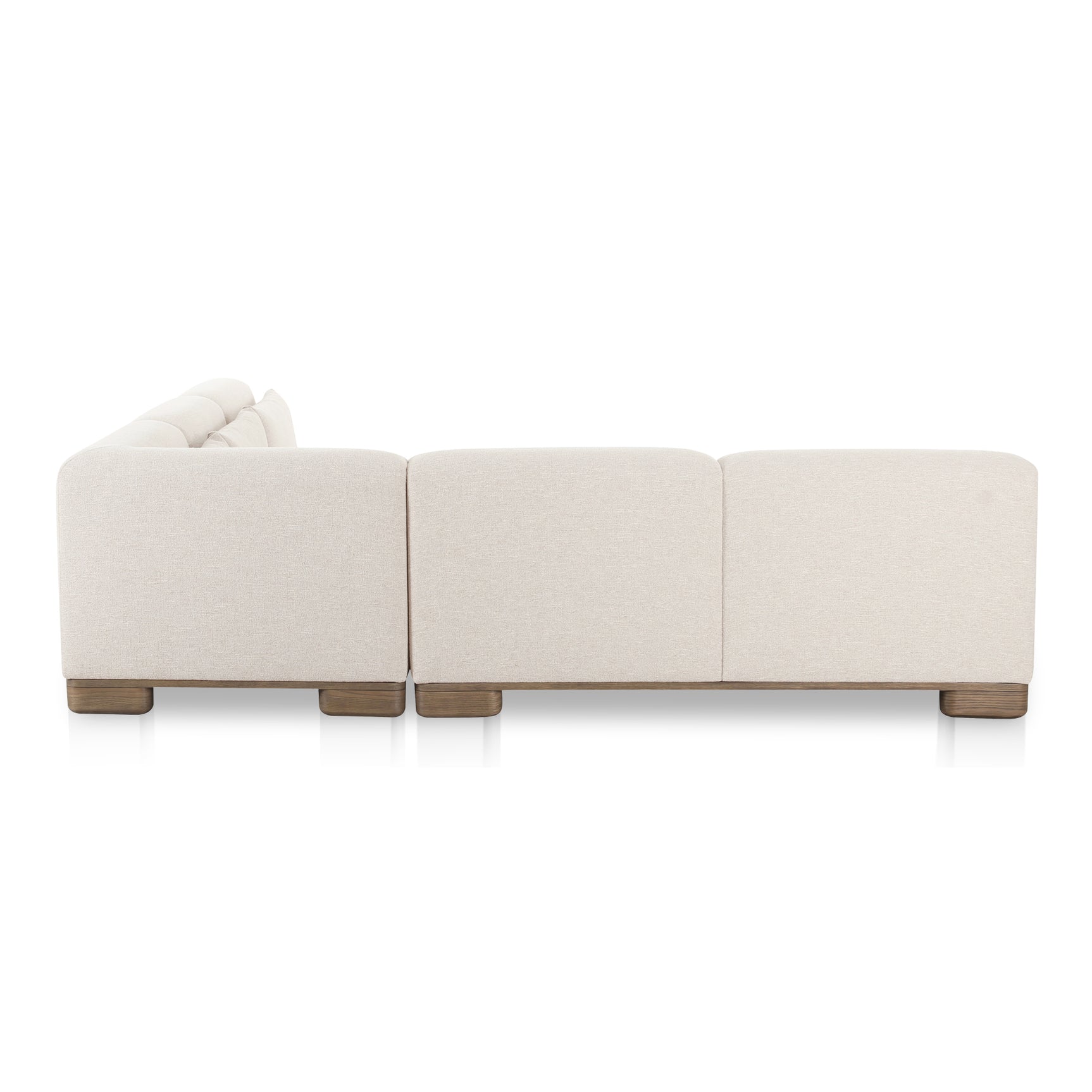 June Oatmeal Corner Modular Sectional - Ornate Home