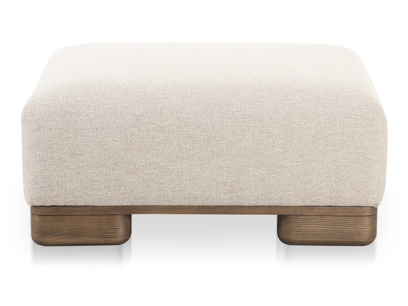 June Oatmeal Ottoman - Ornate Home