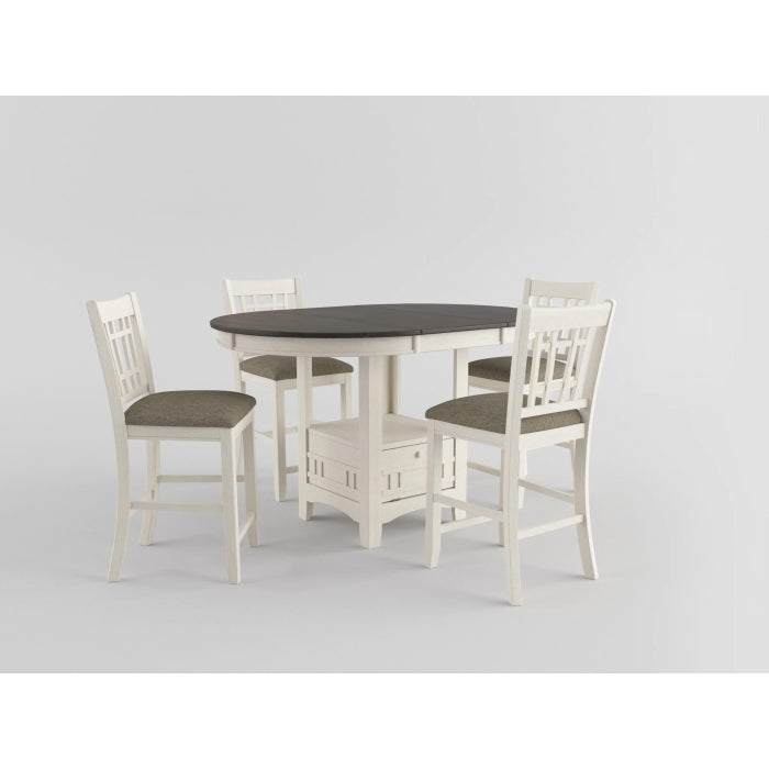 Junipero Espresso Extendable Counter Height Table - Ornate Home