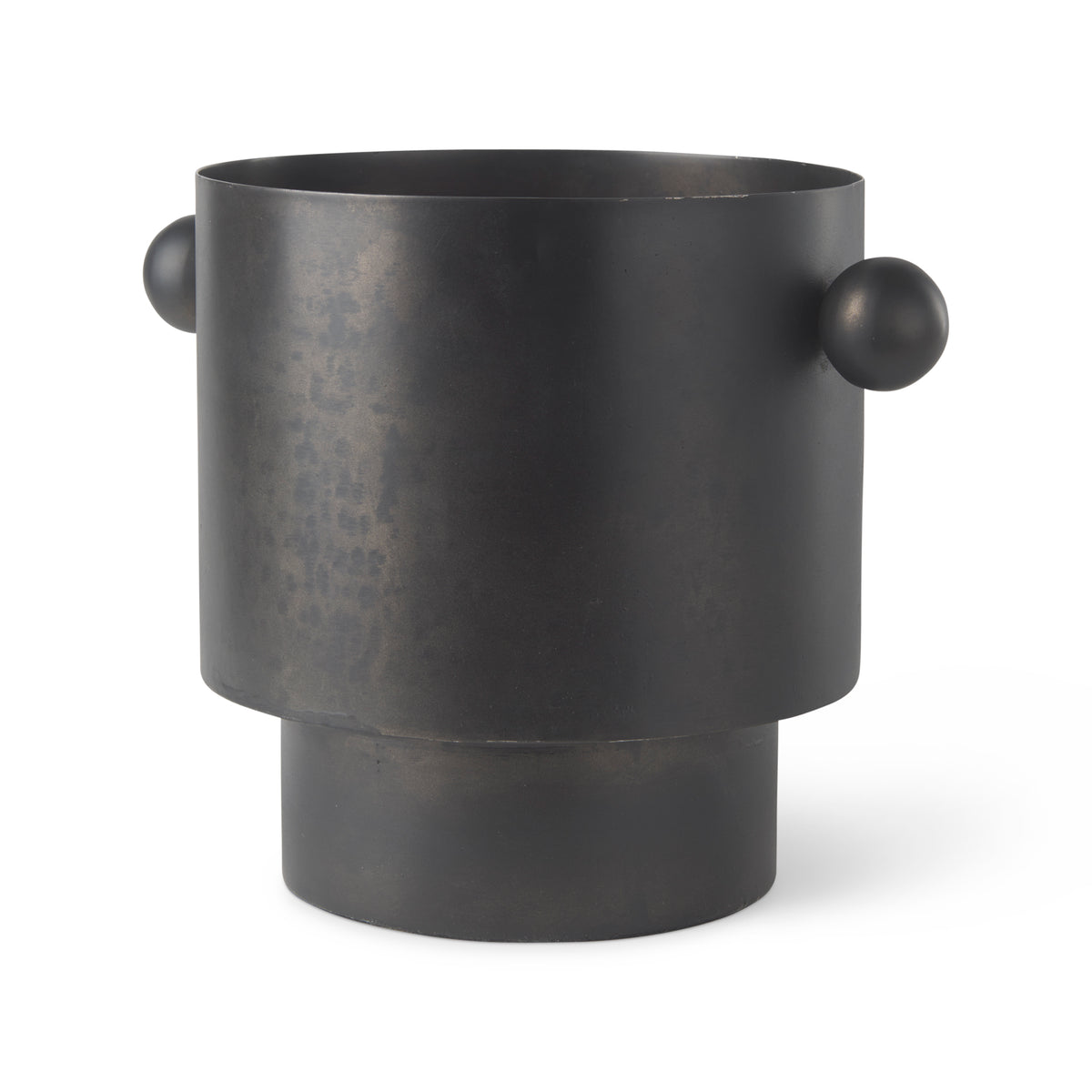 Juno Black Large Iron Vase - Ornate Home