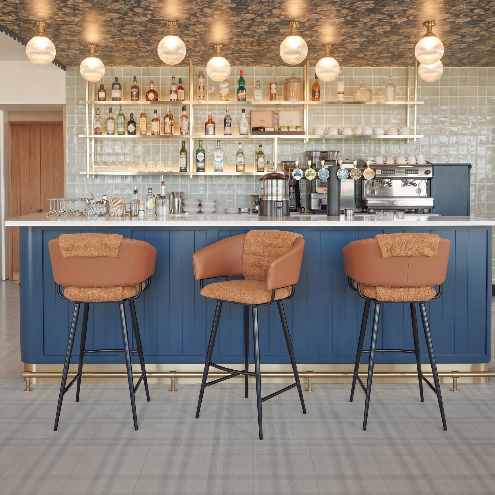 Juno Brown Barstool (Set of 2)