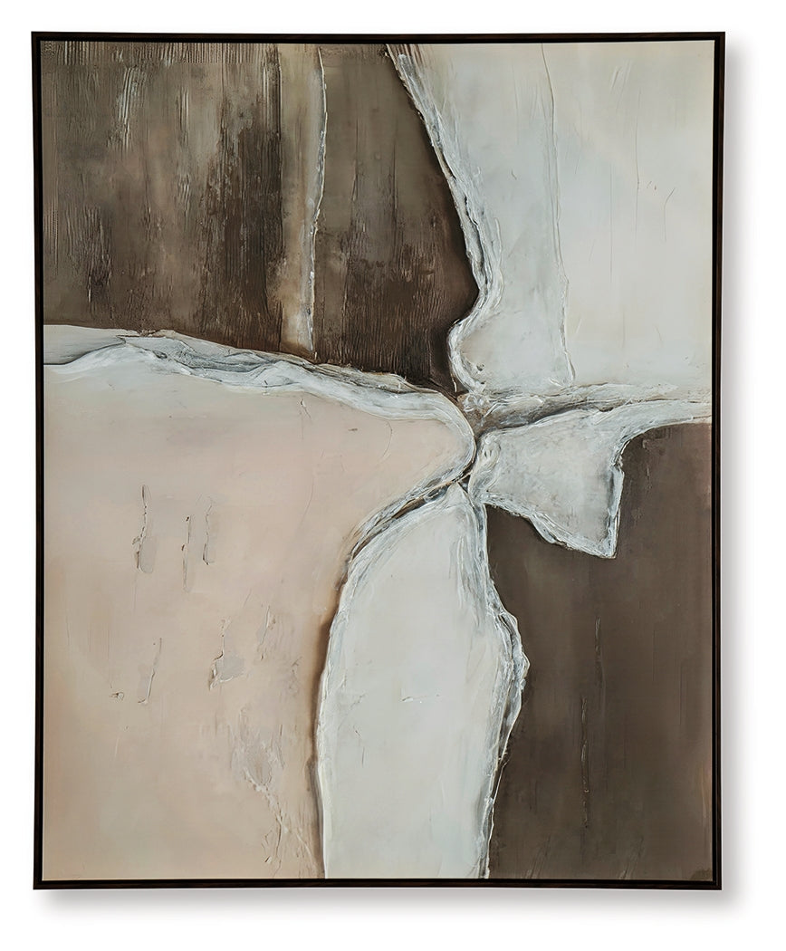 Junward Brown/Tan/White Wall Art - Ornate Home