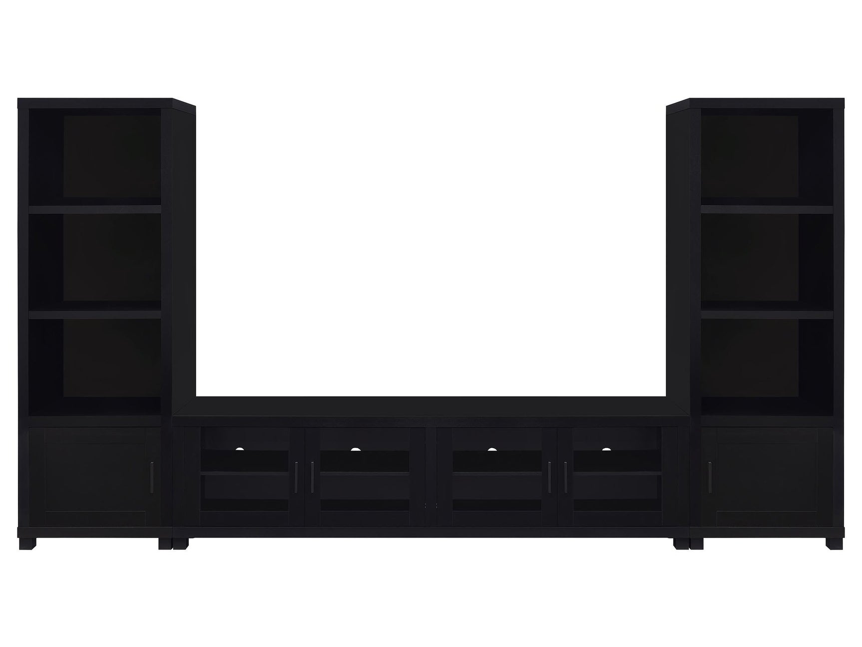 Jupiter Black Entertainment Center - Ornate Home