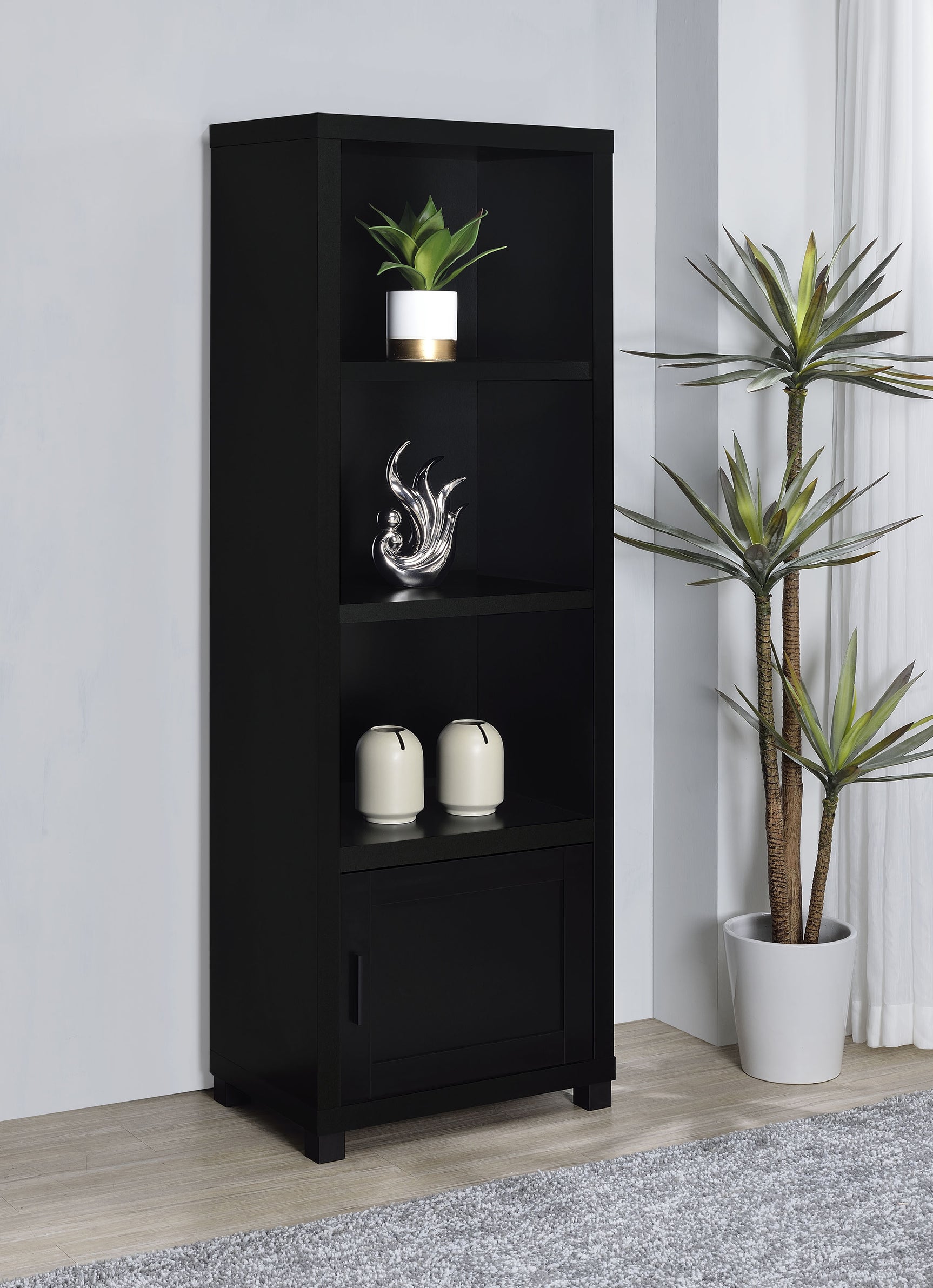 Jupiter Black Entertainment Center - Ornate Home