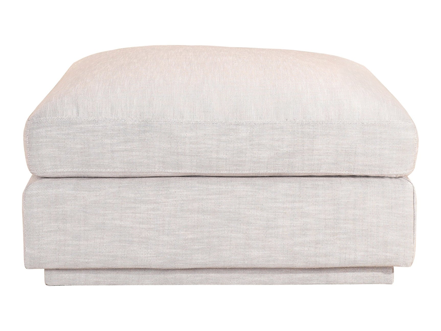 Justin Grey Ottoman - Ornate Home