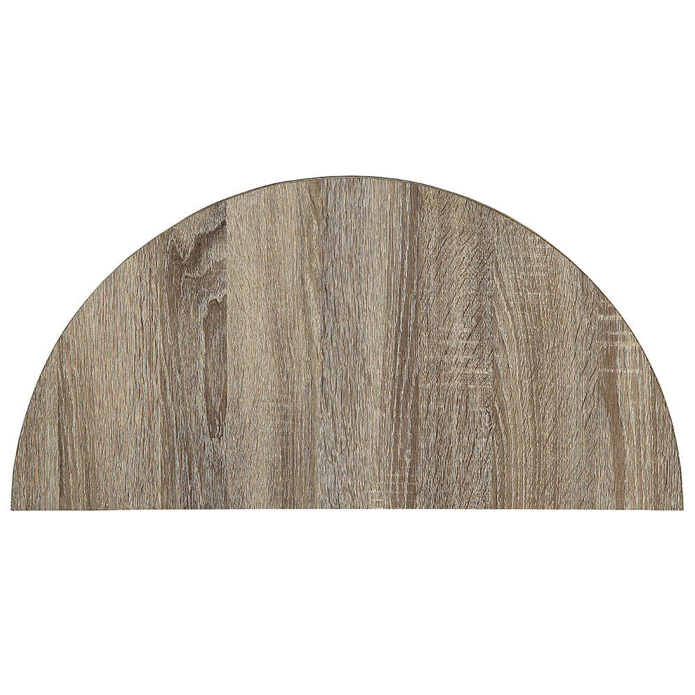 Justino Natural Oak/Gray Console Table - Ornate Home