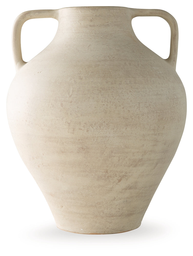 Justy Antique Beige Vase - Ornate Home