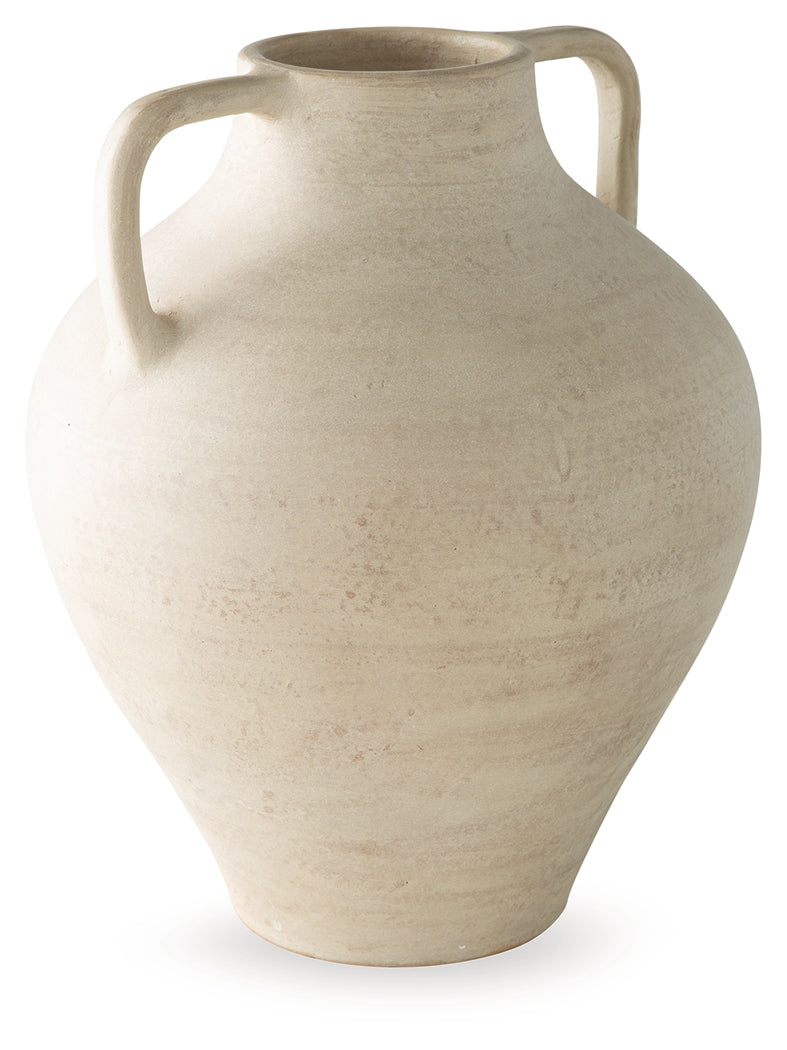 Justy Antique Beige Vase - Ornate Home