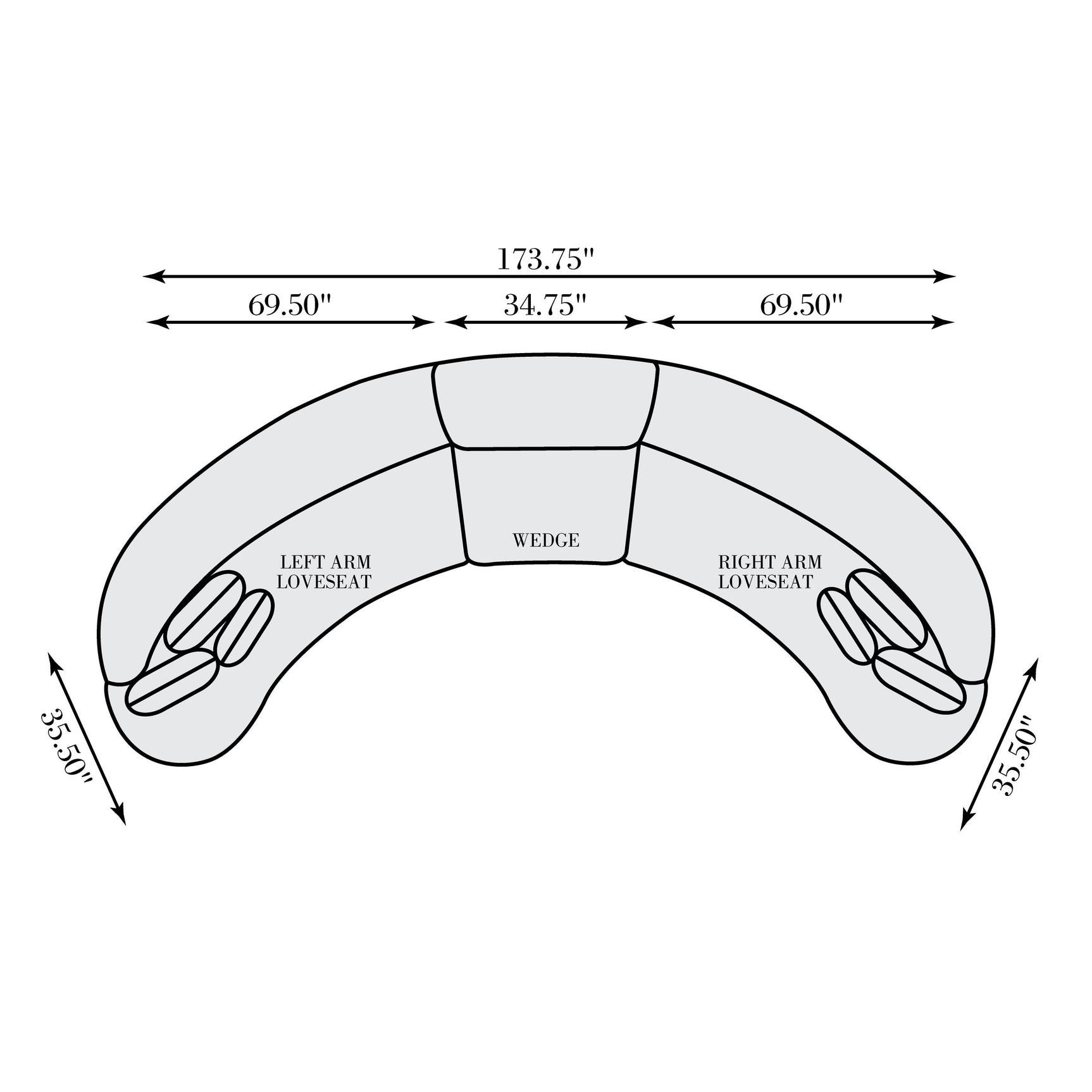 Calder Ivory Sectional
