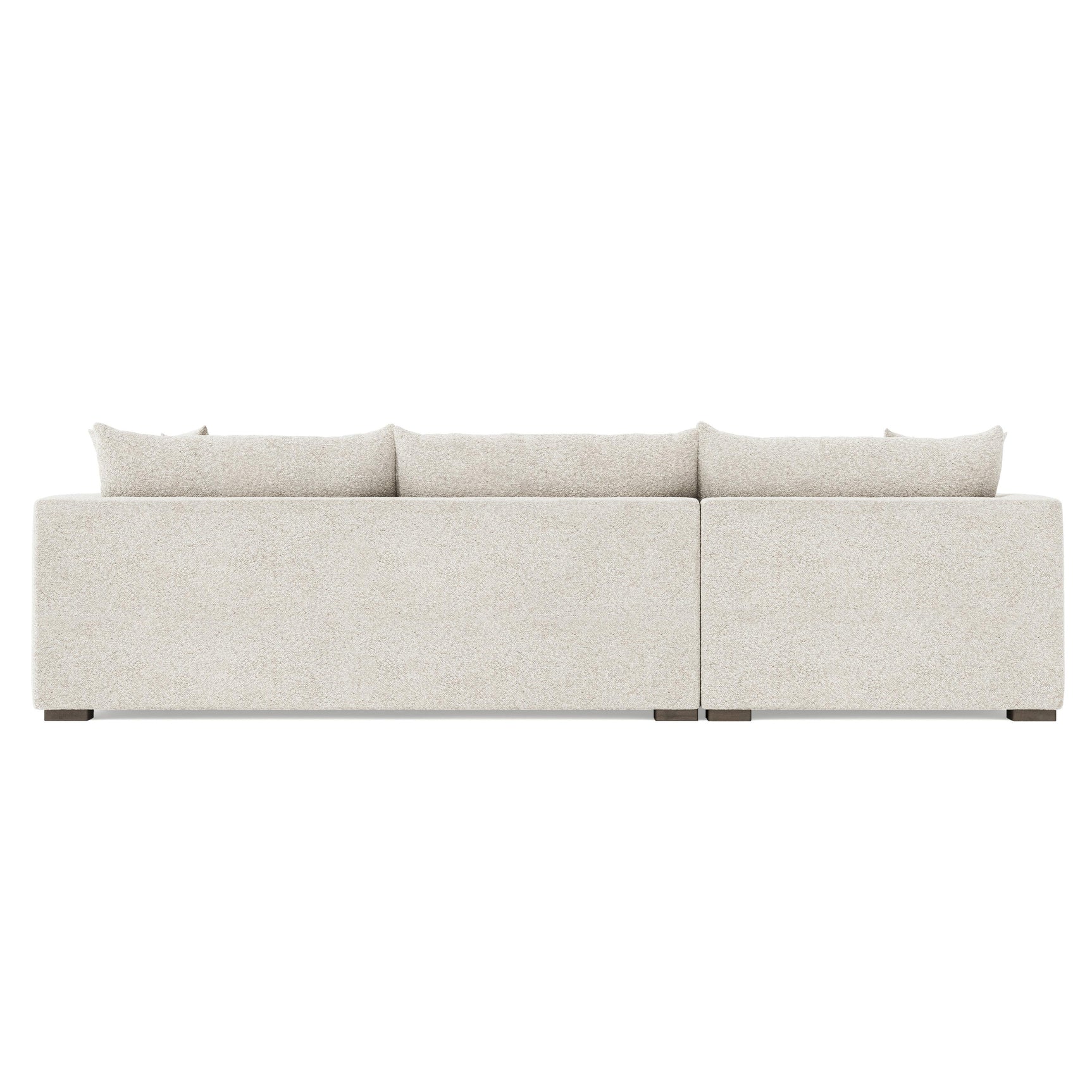 Helena Portobello Sectional Wood Foot