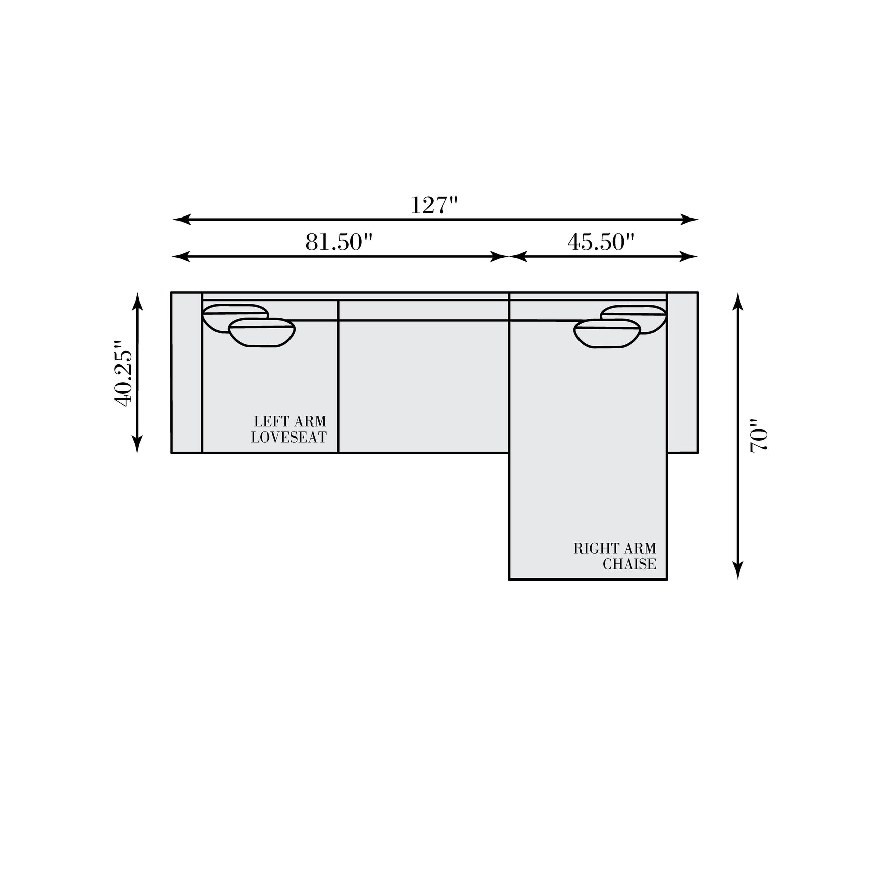 Nest Brown Sectional