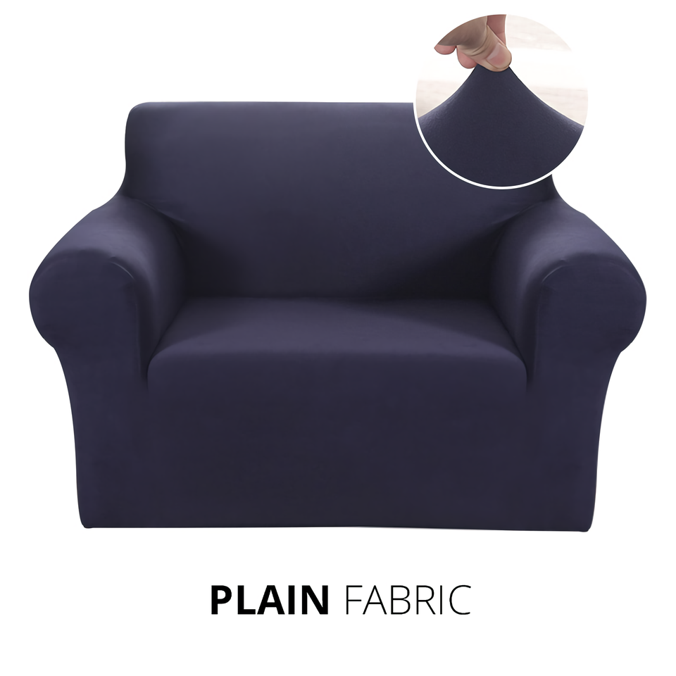 KAS Armchair Cover 4-Styles Elastic Sofa Cover Couch Covers for Living Room Stretchable Slipcover for Chairs - 1 Seater Chair Slip Cover - Ornate Home