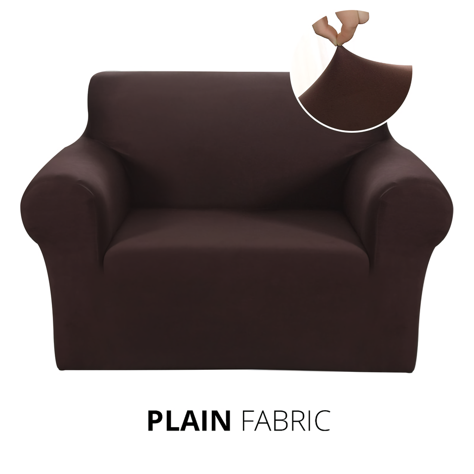 KAS Armchair Cover 4-Styles Elastic Sofa Cover Couch Covers for Living Room Stretchable Slipcover for Chairs - 1 Seater Chair Slip Cover - Ornate Home