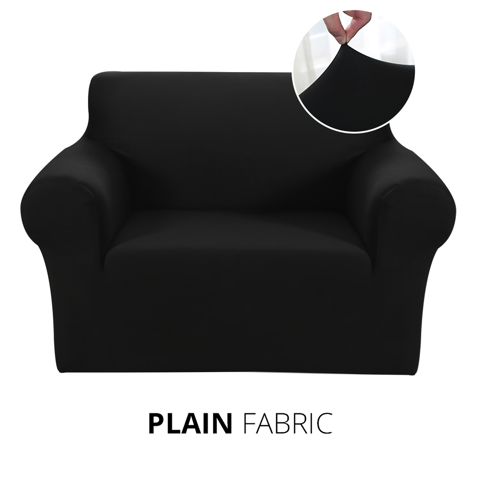 KAS Armchair Cover 4-Styles Elastic Sofa Cover Couch Covers for Living Room Stretchable Slipcover for Chairs - 1 Seater Chair Slip Cover - Ornate Home