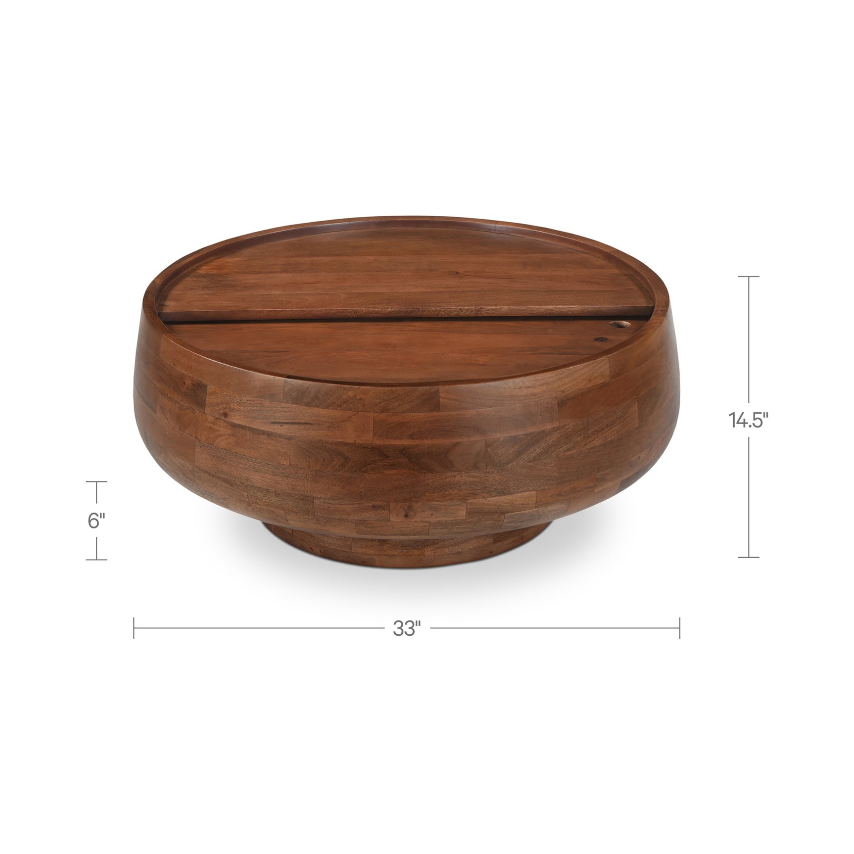 Wade Natural Storage Coffee Table
