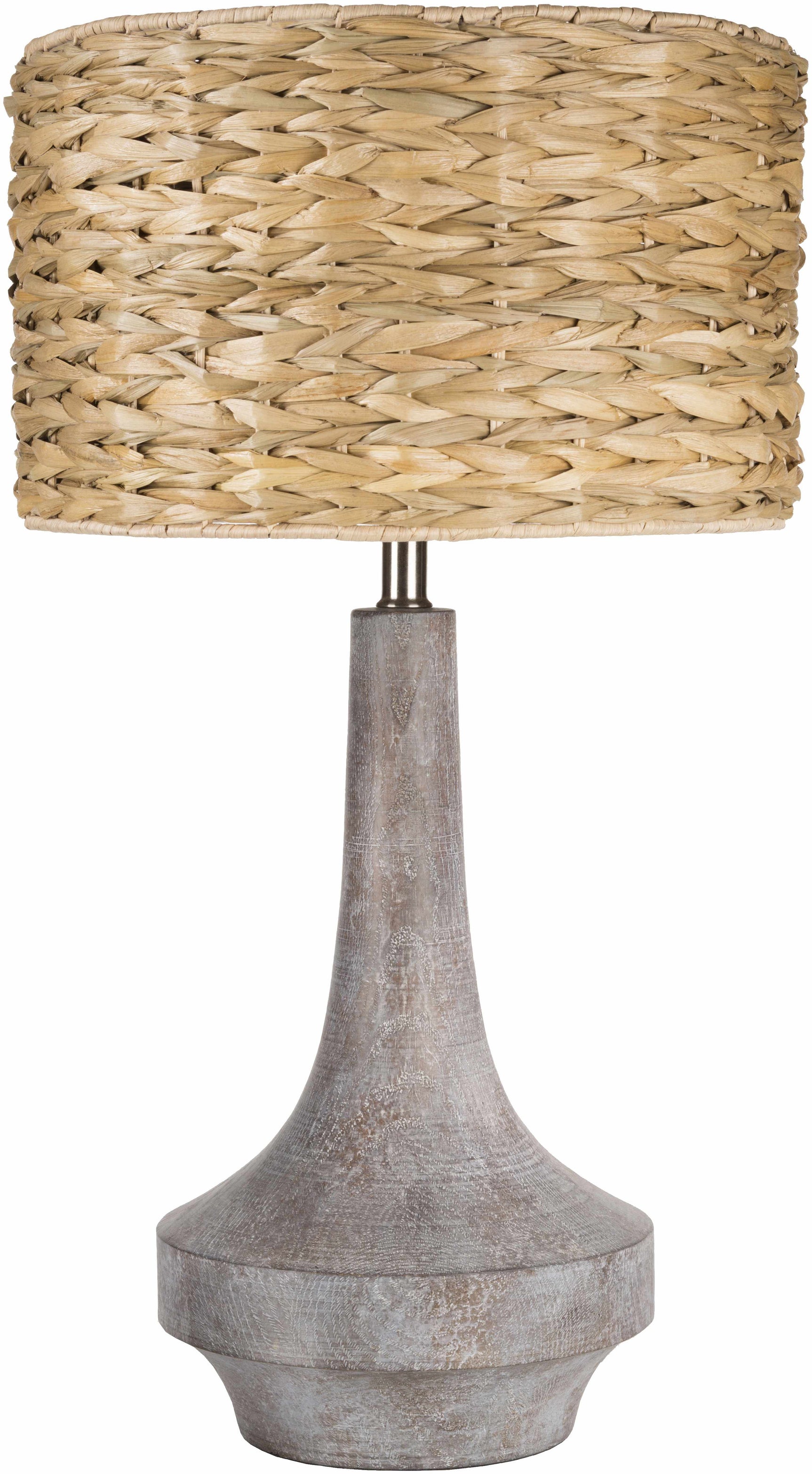 Kabankalan Seagrass Resin Table Lamp - Ornate Home