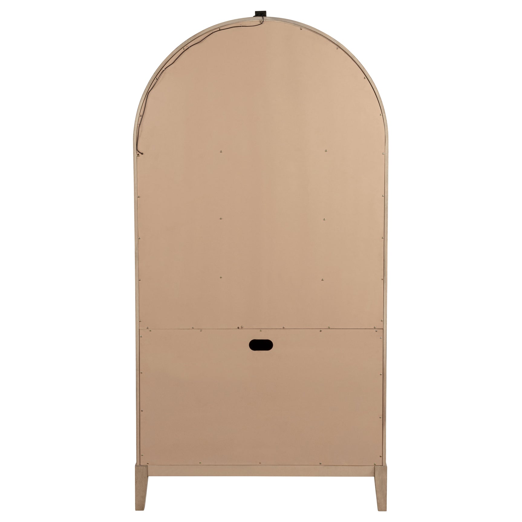 Kailani Beige Oak Display Cabinet - Ornate Home