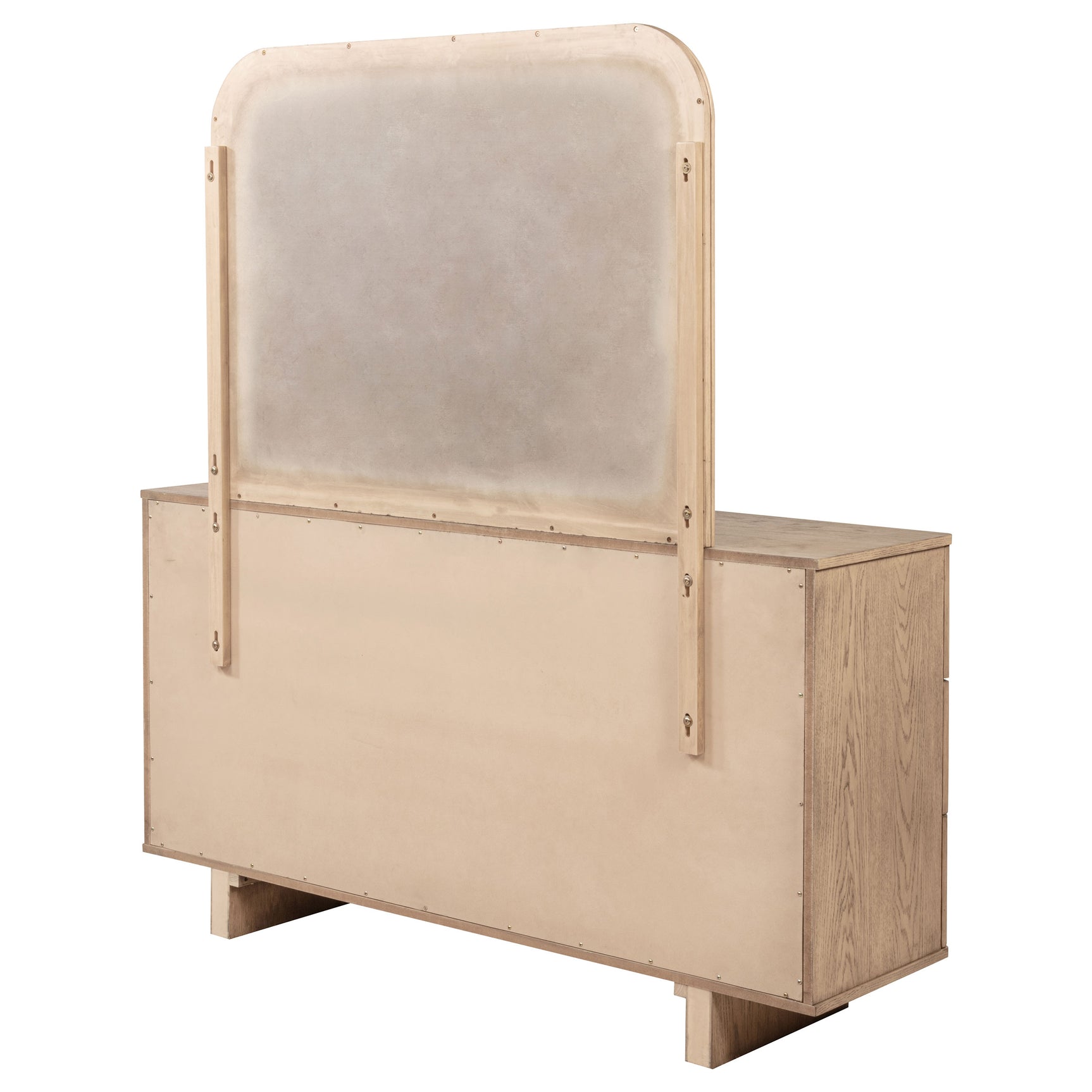 Kailani Beige Oak Dresser and Mirror - Ornate Home