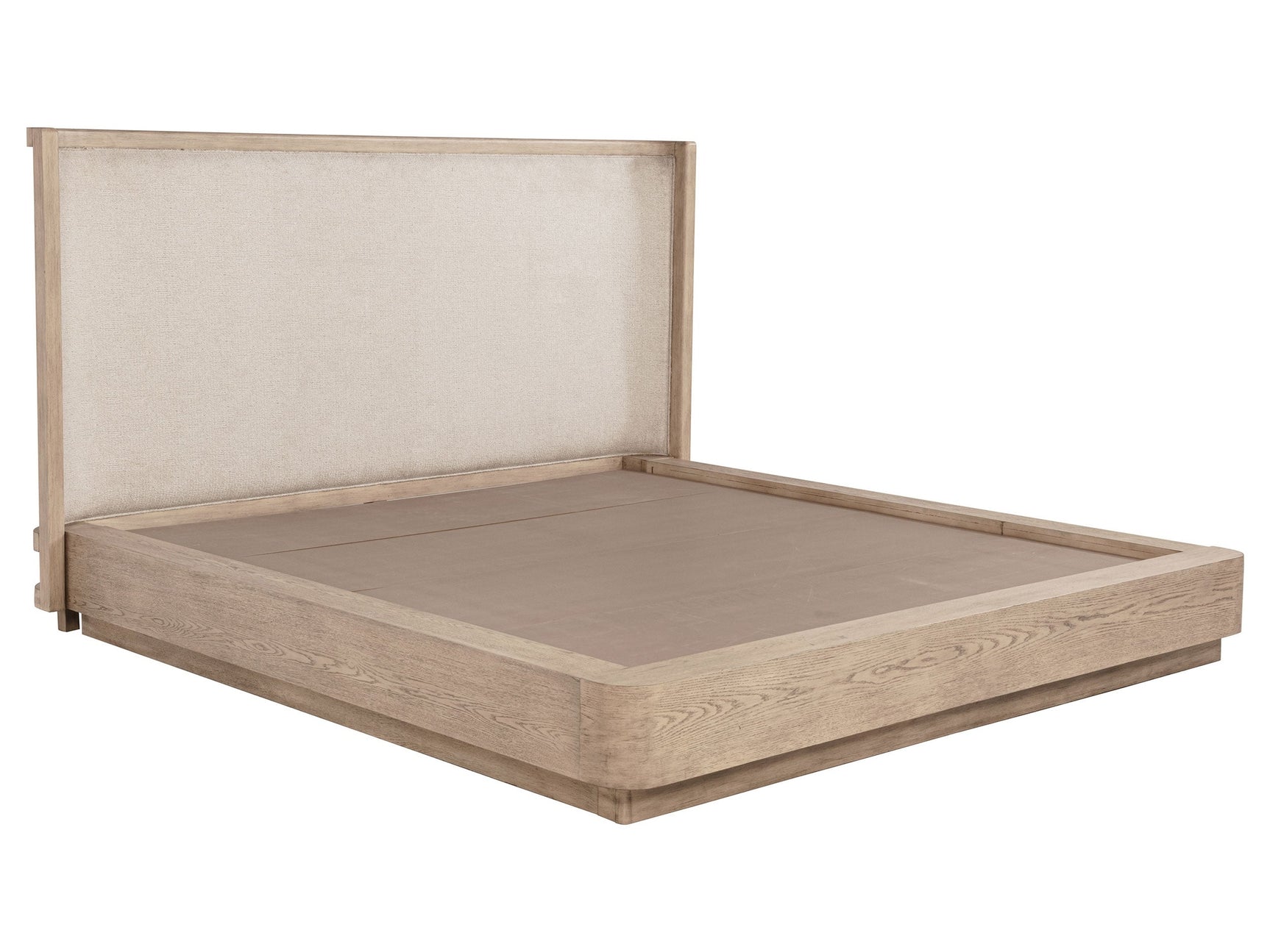 Kailani Beige Oak Eastern King Panel Bed - Ornate Home