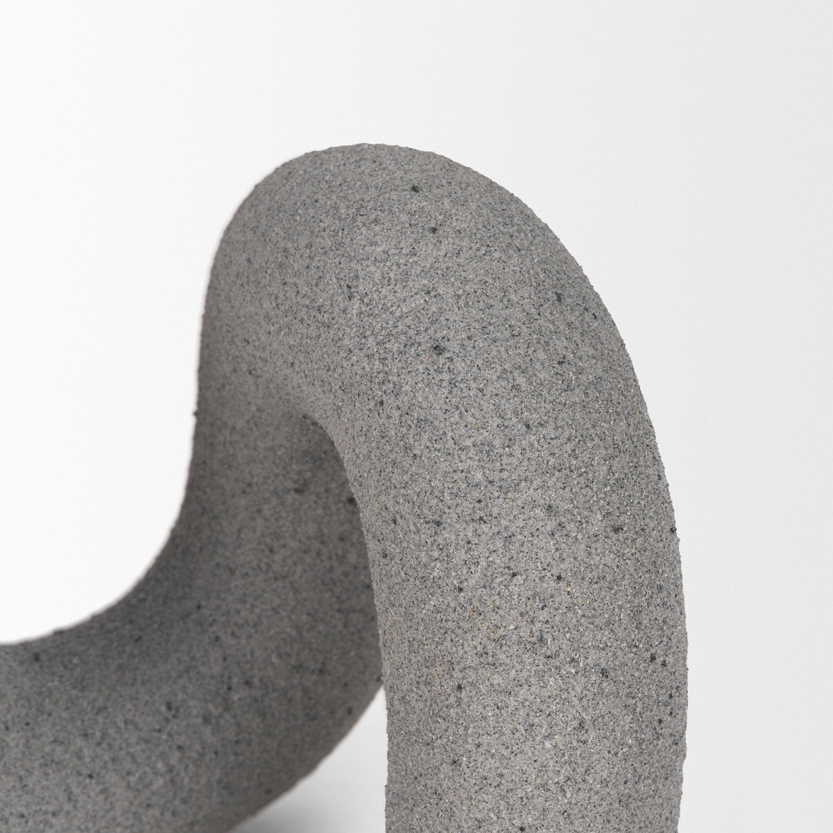 Kailas Gray Resin Textured Concrete Decorative Object - Ornate Home