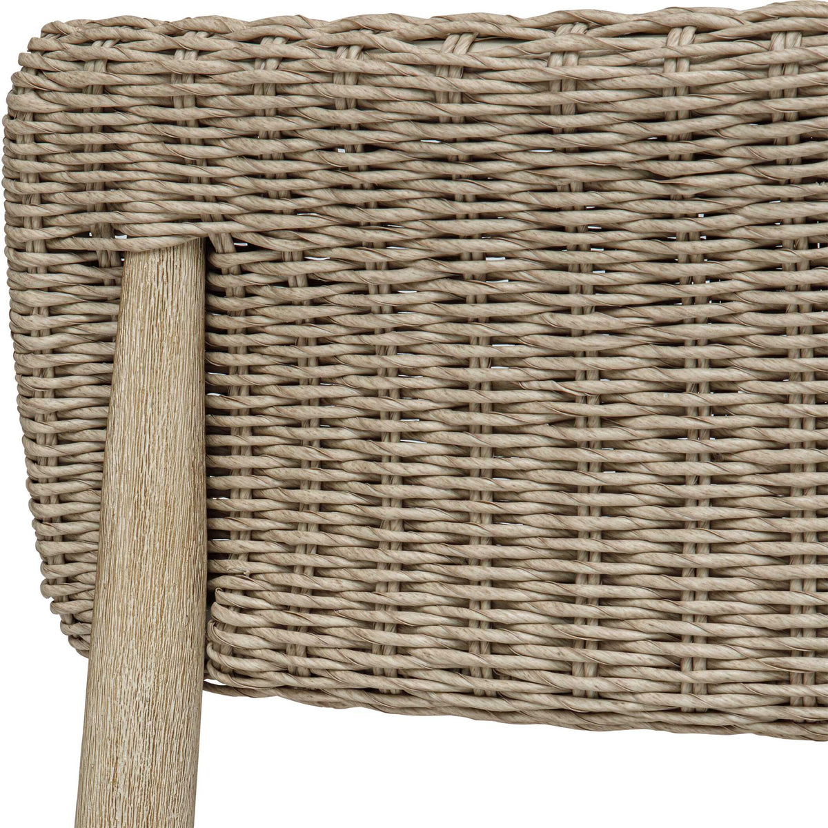 Kailua Gray Outdoor Wicker Dining Chair - Ornate Home