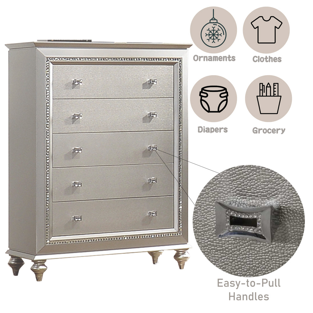 Kaitlyn Champagne Chest - Ornate Home