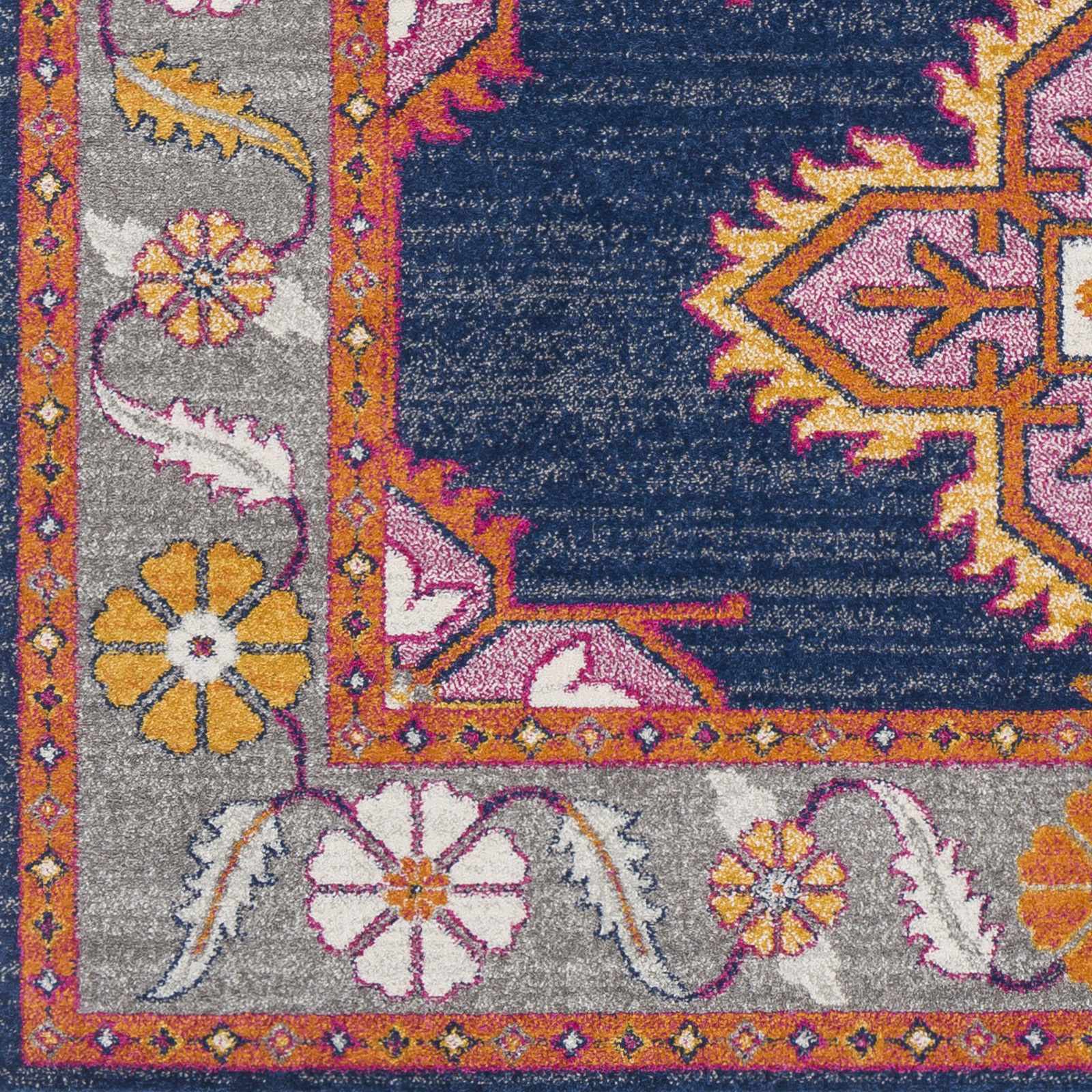 Kaitlyn Navy Area Rug - Ornate Home