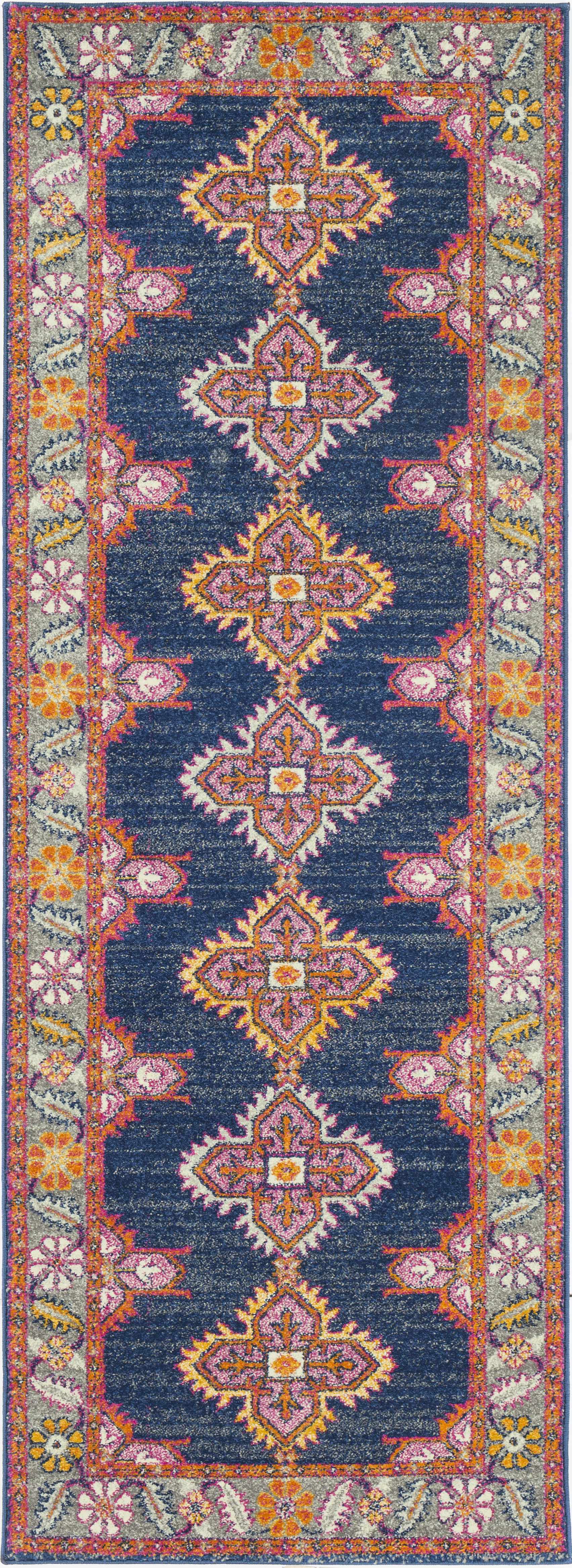 Kaitlyn Navy Area Rug - Ornate Home