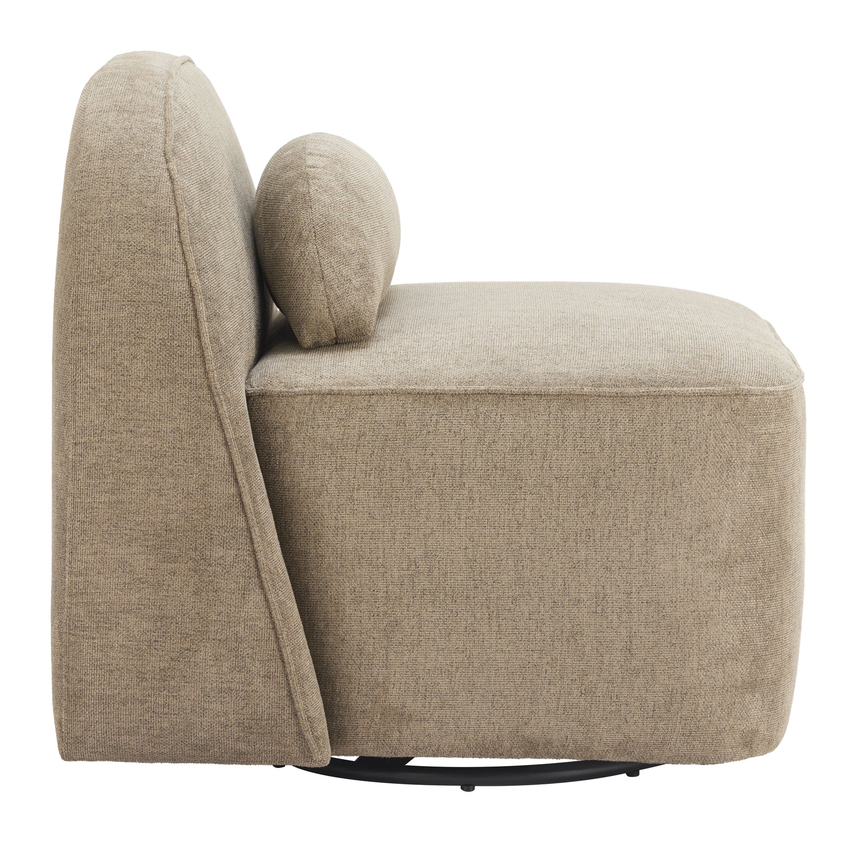 Kakao Olive Brown Swivel Chair
