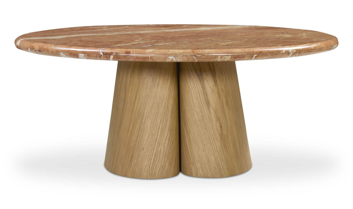 Kaleta Rosso Alicante Marble Coffee Table - Ornate Home