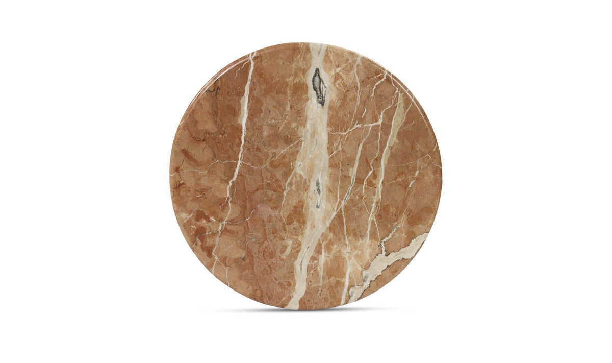 Kaleta Rosso Alicante Marble Side Table - Ornate Home