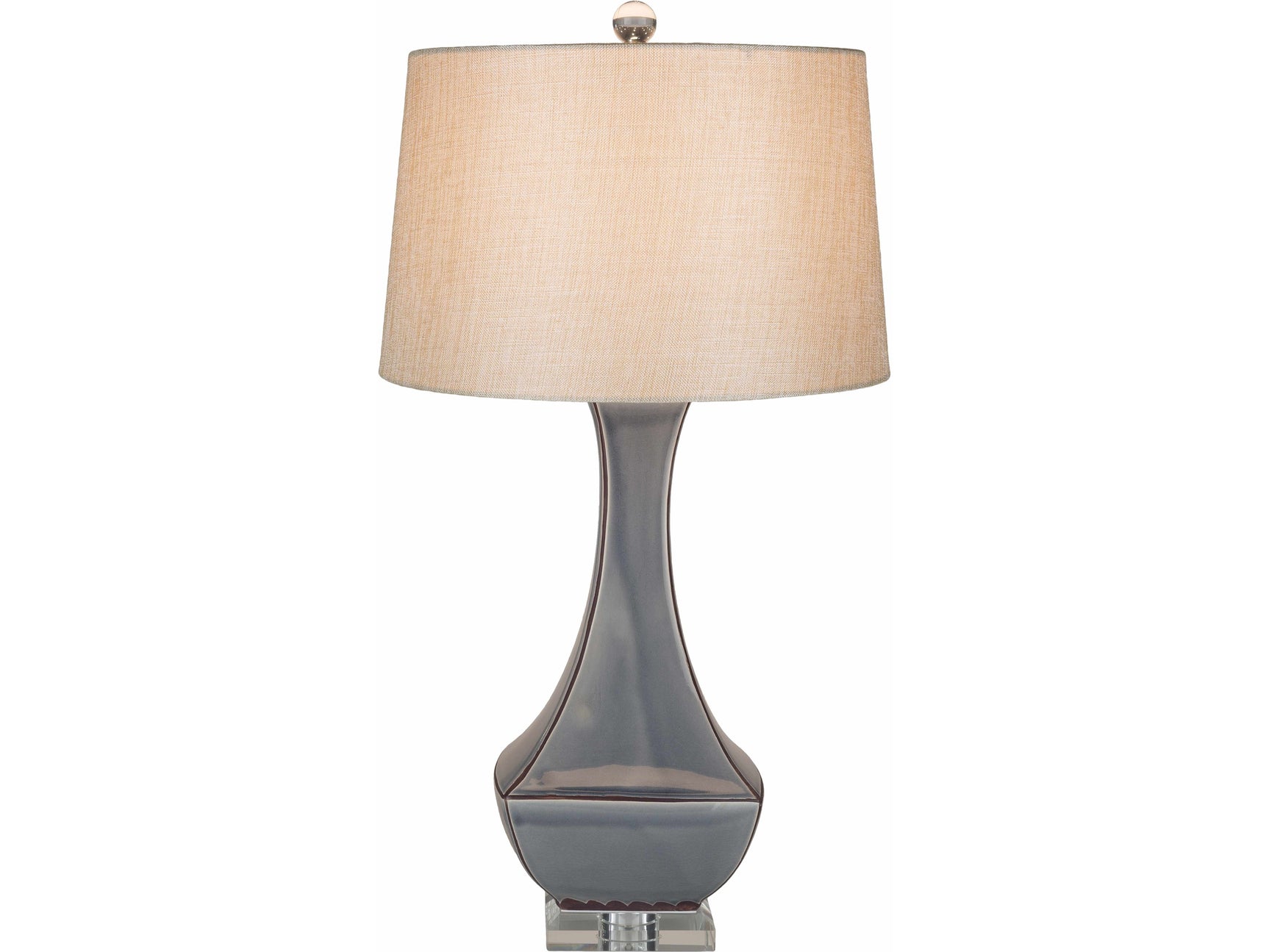 Kalilangan Gray Ceramic Table Lamp - Ornate Home