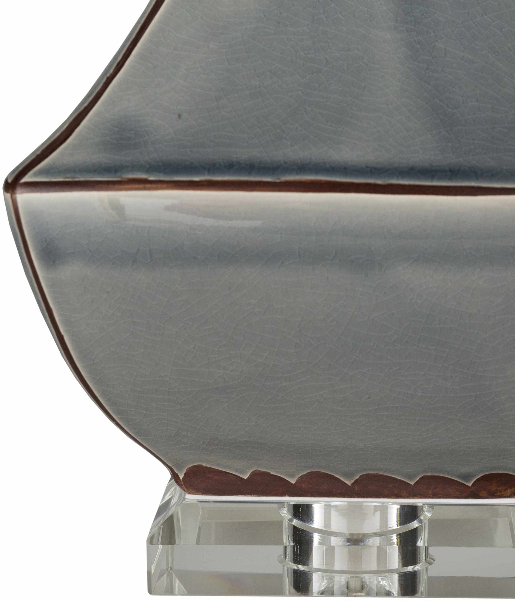 Kalilangan Gray Ceramic Table Lamp - Ornate Home