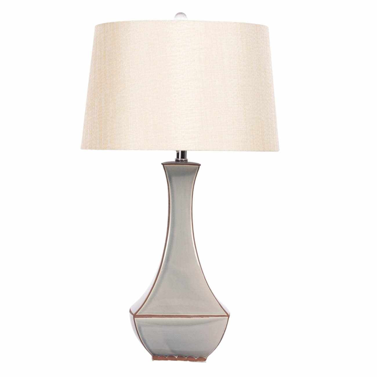 Kalilangan Gray Ceramic Table Lamp - Ornate Home
