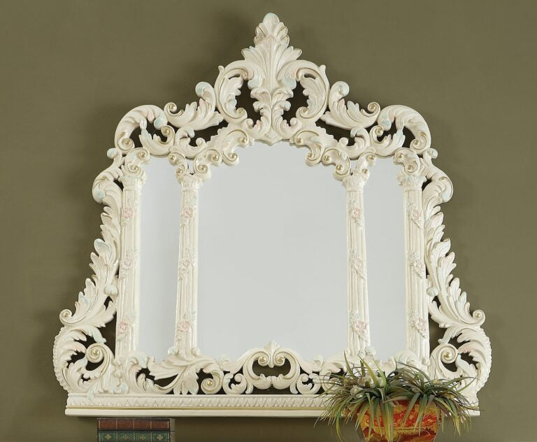 Kallista White Gloss Mirror / HD-CONM8089 - Ornate Home