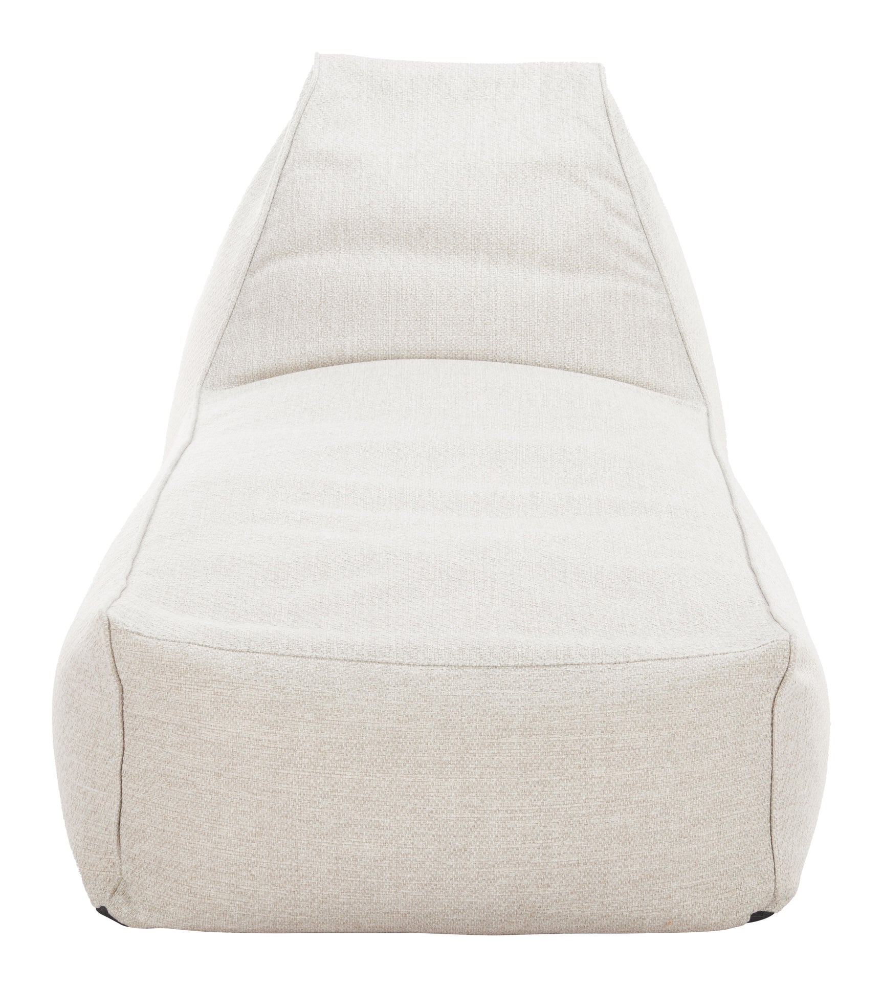 Kalm Beige Chaise Lounge - Ornate Home