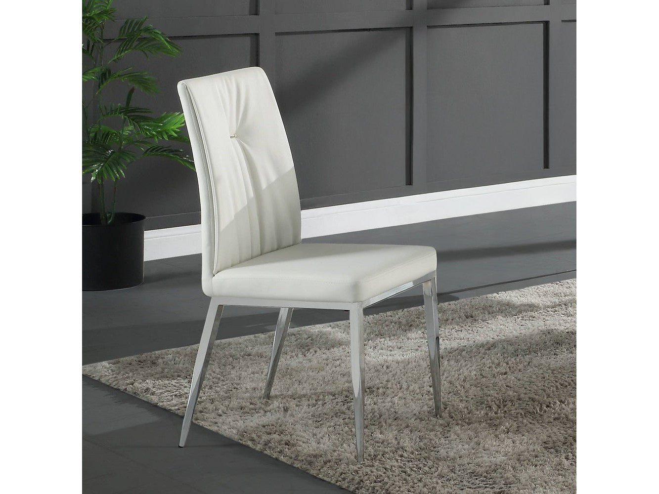 Kamaile White Side Chair (Set of 2) - Ornate Home