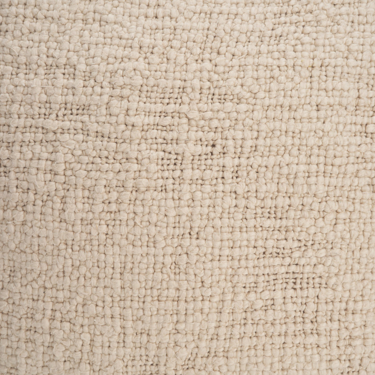 Kambal Light Beige 20x20 Cotton Pillow Cover with Down Filler - Ornate Home